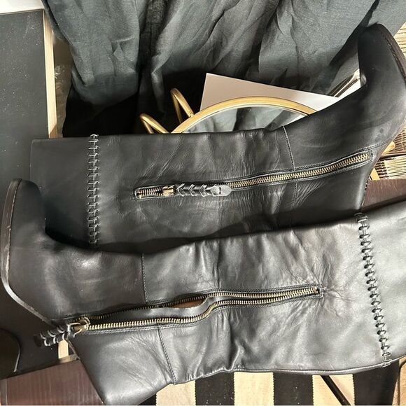 Joie Whipstitch Knee High Boots - Picture 6 of 7